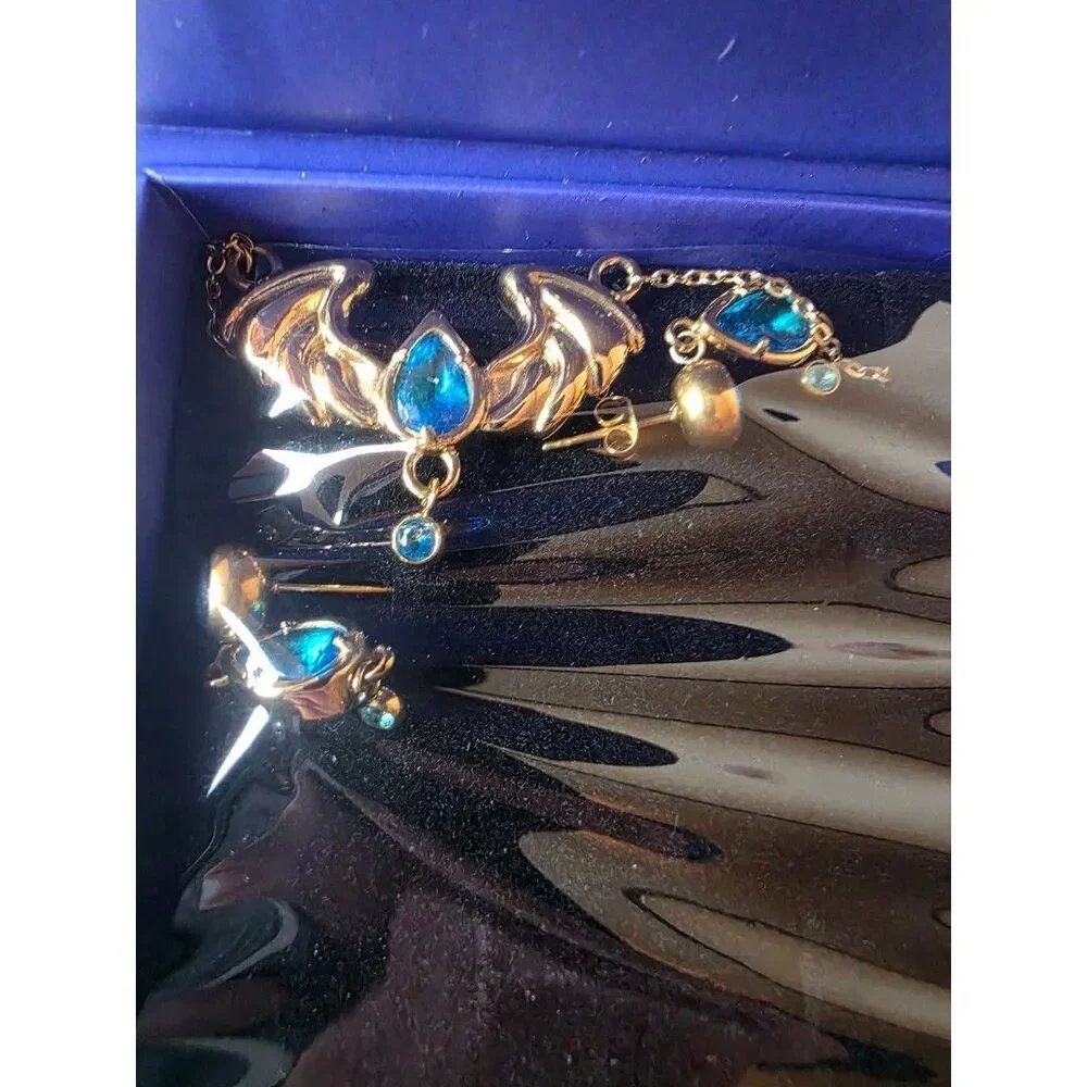 Aphmau Phoenix drop high  Necklace & Earring Set